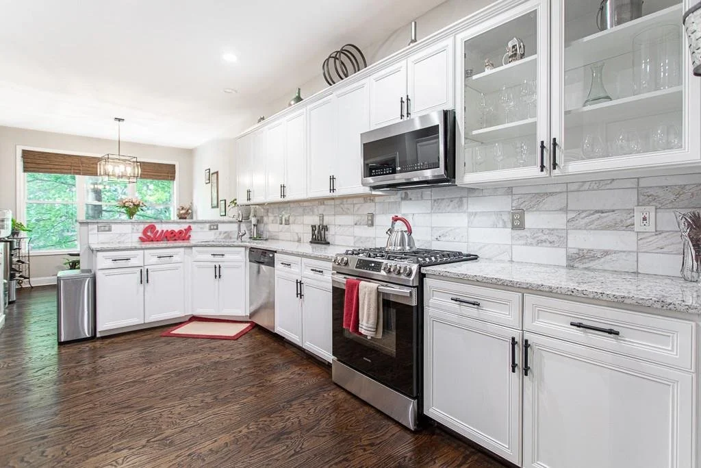 Owner's suite on the main level of the Roswell townhome